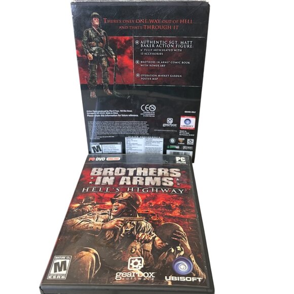 Brothers in Arms Hell's Highway Limited Edition (PC-DVD-2008) Pre-owned - Picture 10 of 13